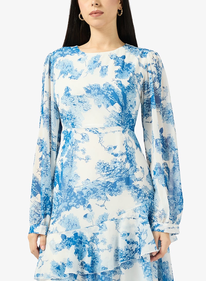 ايلا فستان بطبعة زهور - Image 3